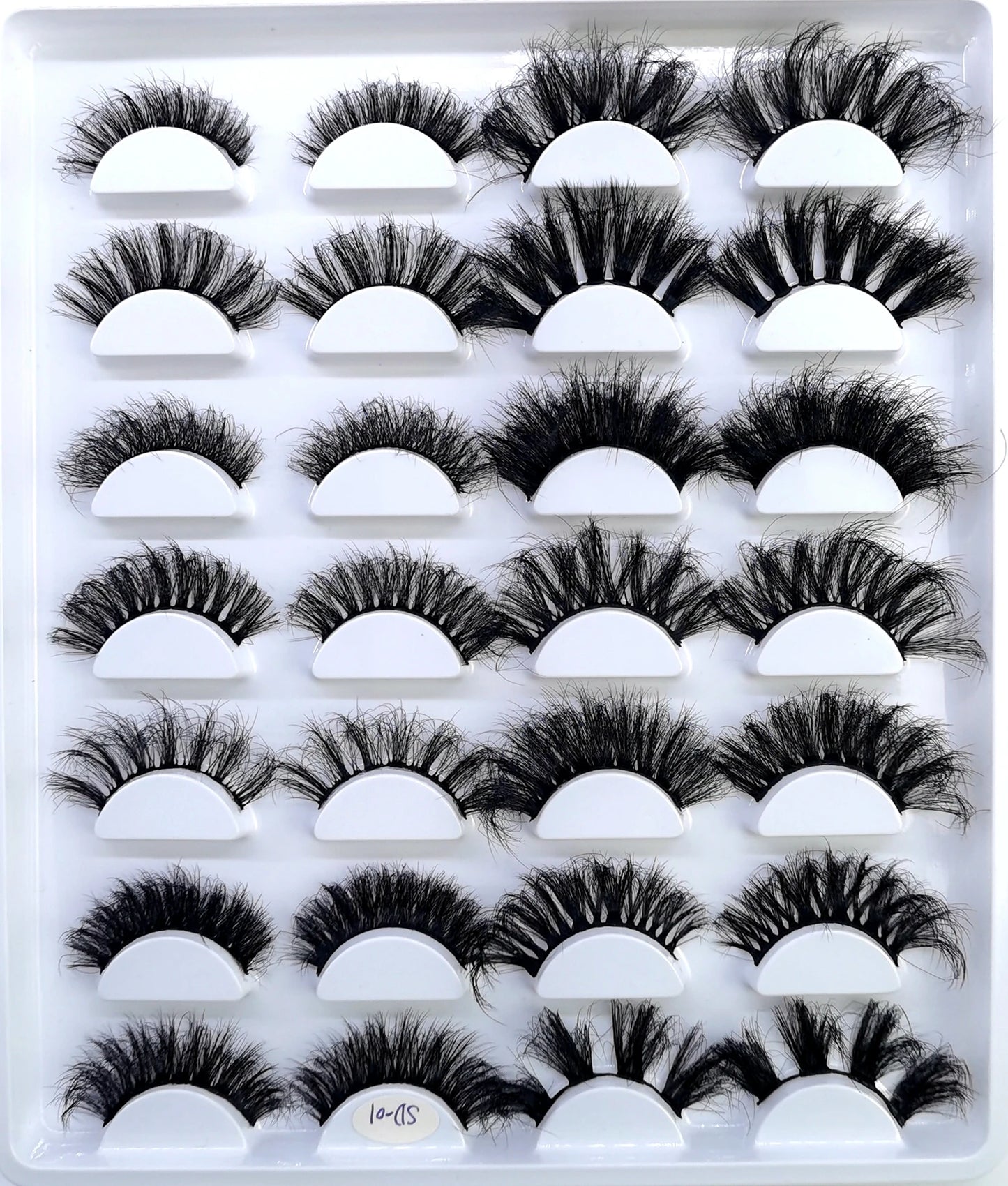 5-14Pairs Fluffy Lashes 10-25mm 3D Mink Lashes Long Thick Natural False Eyelashes Wholesale Lashes Vendors Makeup Mink Eyelashes