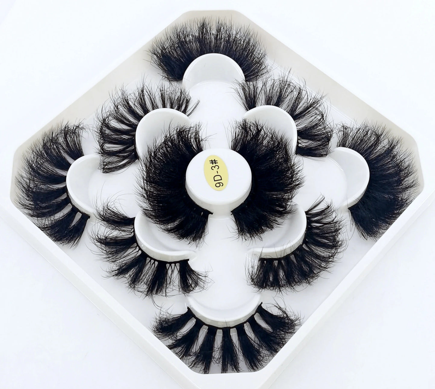 5-14Pairs Fluffy Lashes 10-25mm 3D Mink Lashes Long Thick Natural False Eyelashes Wholesale Lashes Vendors Makeup Mink Eyelashes