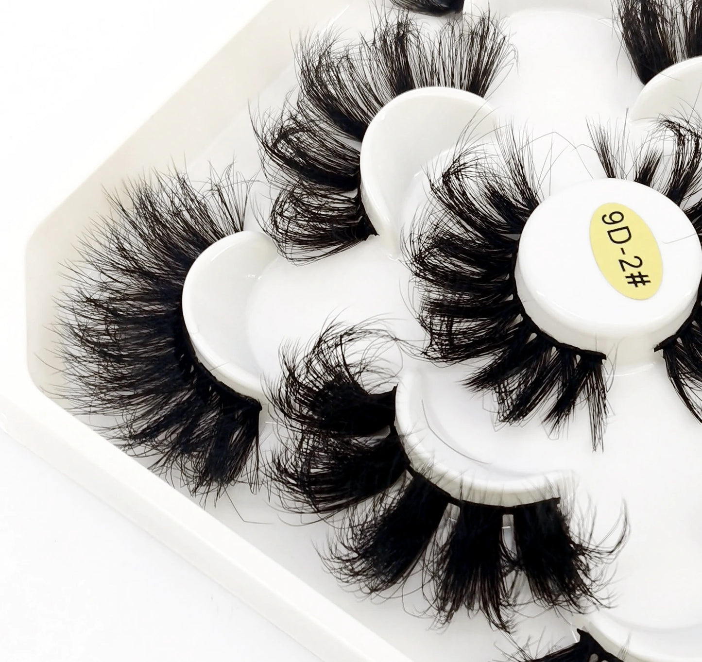 5-14Pairs Fluffy Lashes 10-25mm 3D Mink Lashes Long Thick Natural False Eyelashes Wholesale Lashes Vendors Makeup Mink Eyelashes