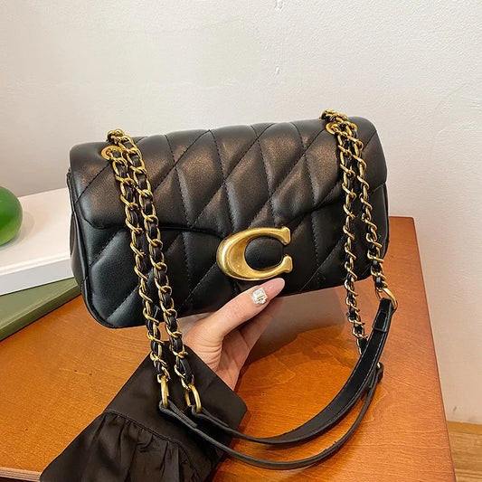 2025 New Fashion Chain Stitch Shoulder Bag