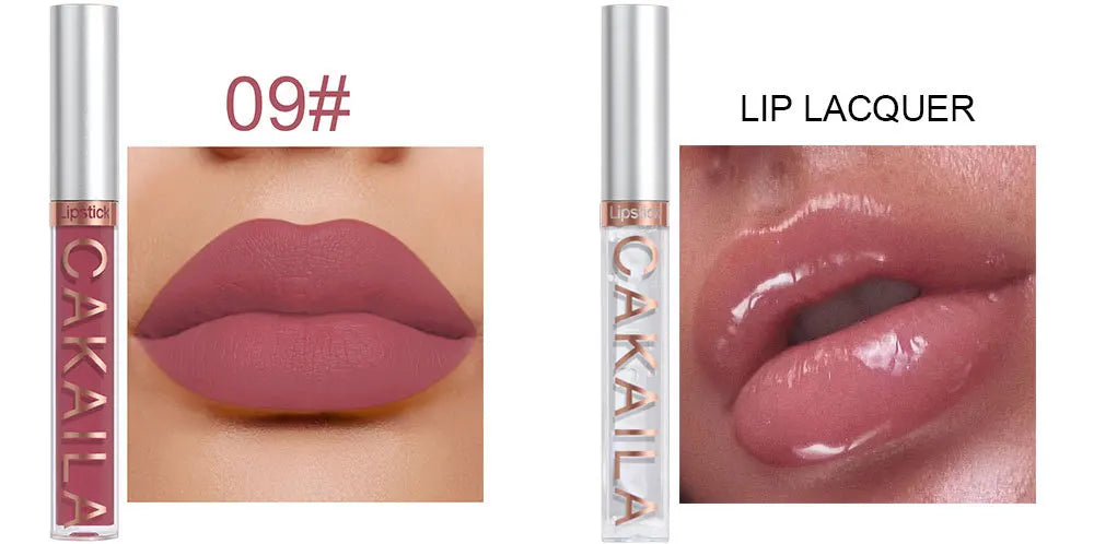 3-12 PCS Matte Lipstick Set - Non-Stick Cup Lip Gloss | Waterproof Long-Lasting Makeup